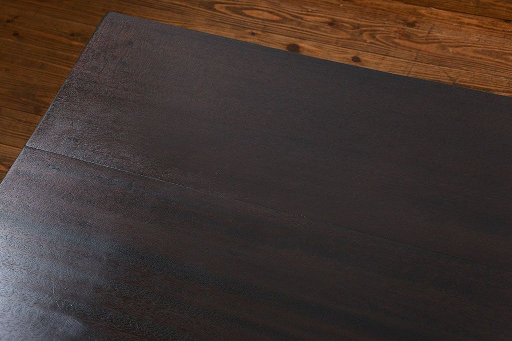 アンティーク家具　アンティーク 特大 両面引き出しのシックな作業台(ダイニングテーブル)