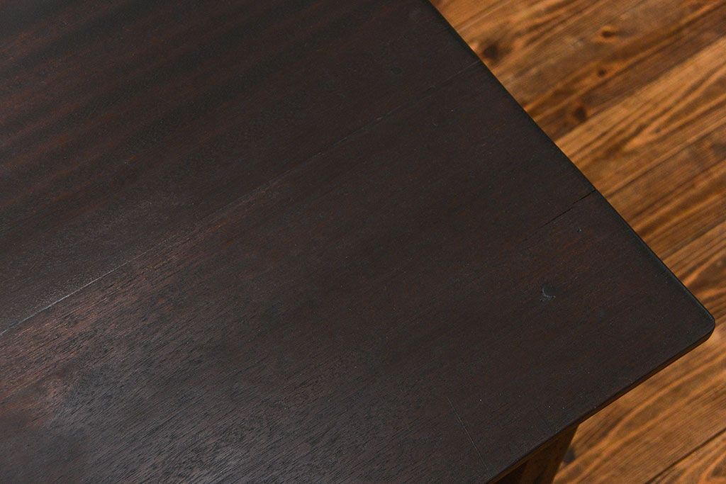 アンティーク家具　アンティーク 特大 両面引き出しのシックな作業台(ダイニングテーブル)