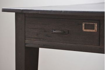 アンティーク家具　アンティーク 特大 両面引き出しのシックな作業台(ダイニングテーブル)