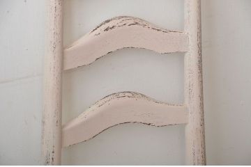 アンティーク家具　アンティークペイントの使い込まれた椅子(イス、チェア)