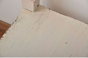 アンティーク家具　アンティークペイントの使い込まれた椅子(イス、チェア)