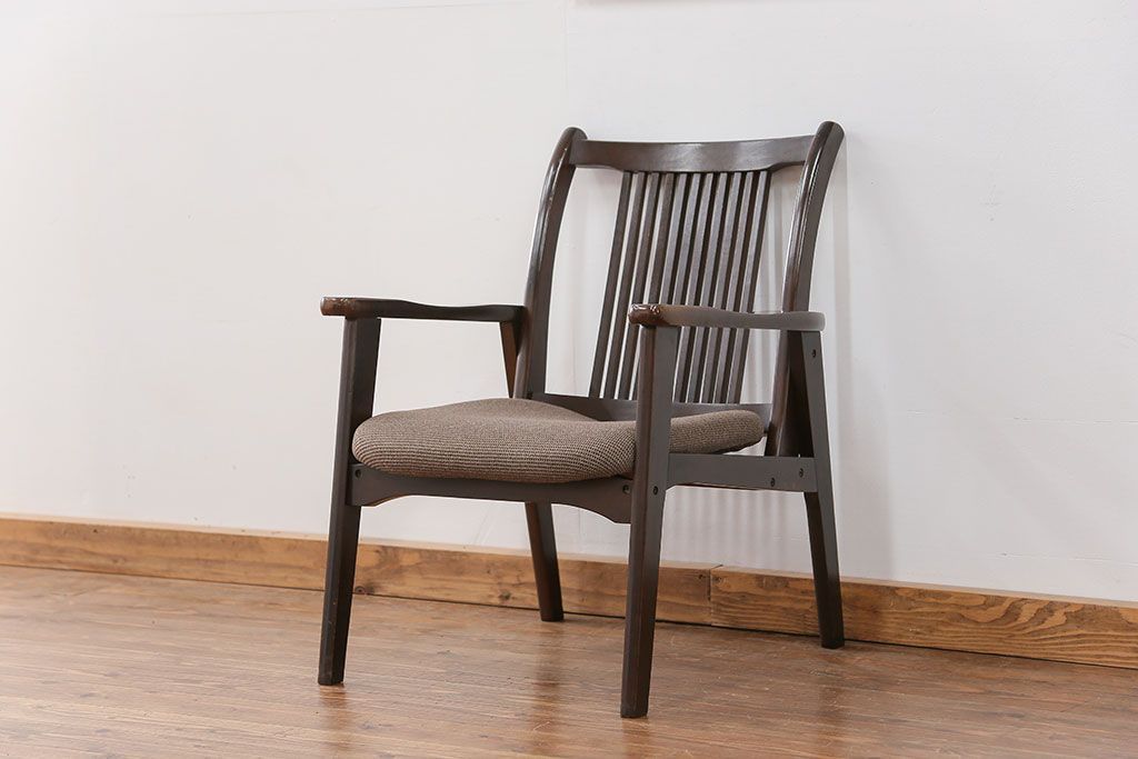 ヴィンテージ家具　昭和レトロ 1970年頃 ビンテージアームチェア(椅子、イス)