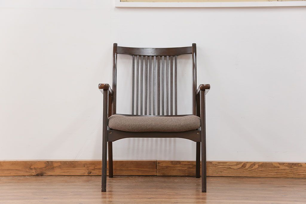 ヴィンテージ家具　昭和レトロ 1970年頃 ビンテージアームチェア(椅子、イス)