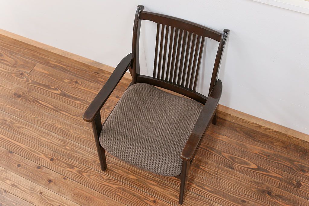 ヴィンテージ家具　昭和レトロ 1970年頃 ビンテージアームチェア(椅子、イス)