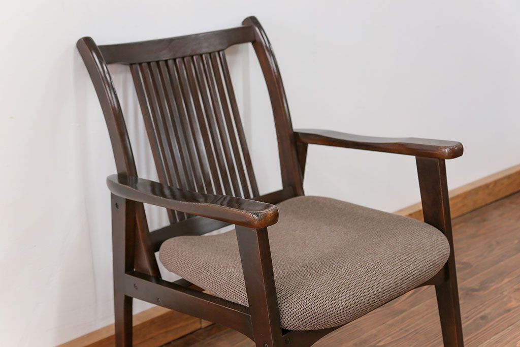 ヴィンテージ家具　昭和レトロ 1970年頃 ビンテージアームチェア(椅子、イス)