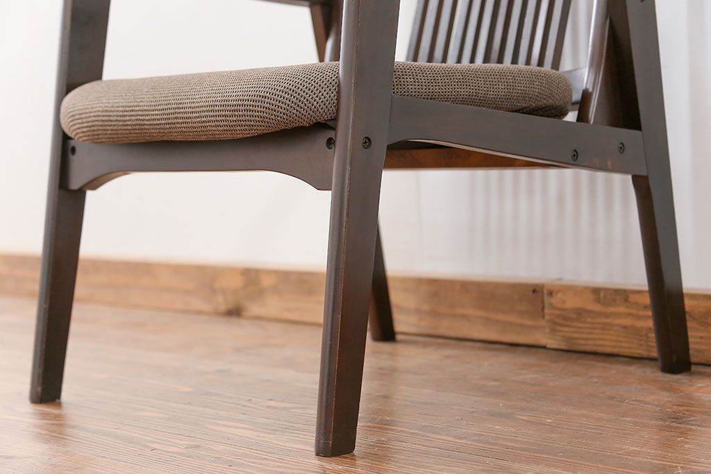 ヴィンテージ家具　昭和レトロ 1970年頃 ビンテージアームチェア(椅子、イス)