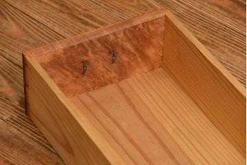 アンティーク家具　古民具・骨董 希少な生地色の上質な六尺水屋箪笥(食器棚、収納棚、時代箪笥)