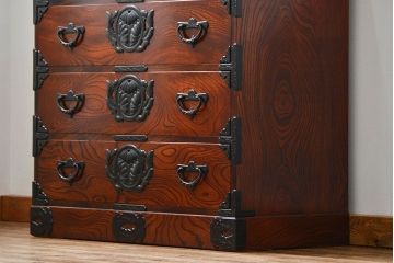 中古 伝統民芸 岩谷堂箪笥(チェスト、整理箪笥)