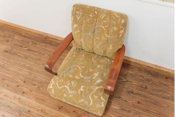 レトロ家具　昭和レトロ 1960〜70年代　かわいい一人掛けソファ(1)(シングルソファ、椅子、アームチェア、イス)