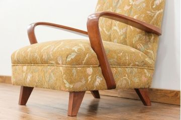 レトロ家具　昭和レトロ 1960〜70年代　かわいい一人掛けソファ(1)(シングルソファ、椅子、アームチェア、イス)