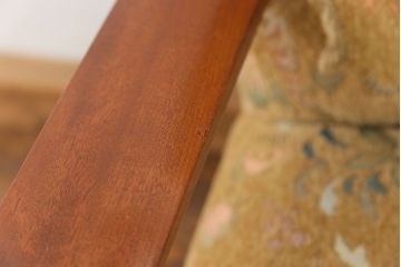 レトロ家具　昭和レトロ 1960〜70年代　かわいい一人掛けソファ(1)(シングルソファ、椅子、アームチェア、イス)