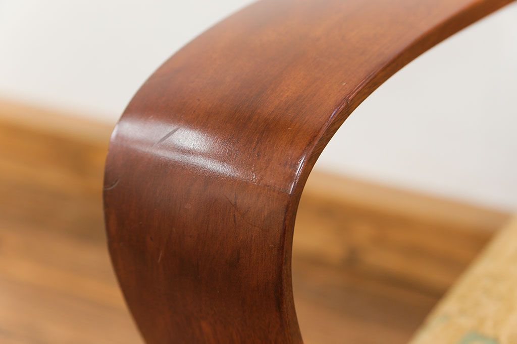 レトロ家具　昭和レトロ 1960〜70年代　かわいい一人掛けソファ(1)(シングルソファ、椅子、アームチェア、イス)