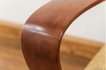 レトロ家具　昭和レトロ 1960〜70年代　かわいい一人掛けソファ(1)(シングルソファ、椅子、アームチェア、イス)