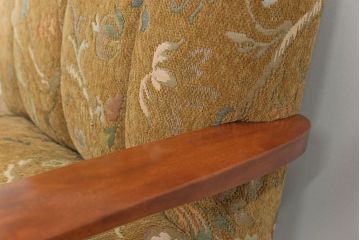 レトロ家具　昭和レトロ 1960〜70年代　かわいい一人掛けソファ(1)(シングルソファ、椅子、アームチェア、イス)