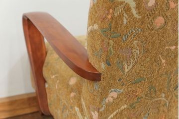 レトロ家具　昭和レトロ 1960〜70年代　かわいい一人掛けソファ(1)(シングルソファ、椅子、アームチェア、イス)