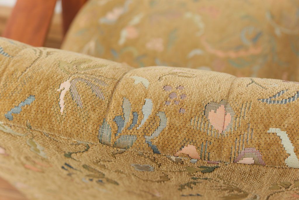 レトロ家具　昭和レトロ 1960〜70年代　かわいい一人掛けソファ(1)(シングルソファ、椅子、アームチェア、イス)