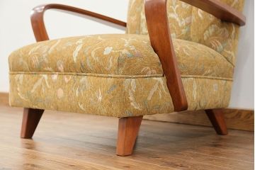 レトロ家具　昭和レトロ 1960〜70年代　かわいい一人掛けソファ(2)(椅子・アームチェア・イス)