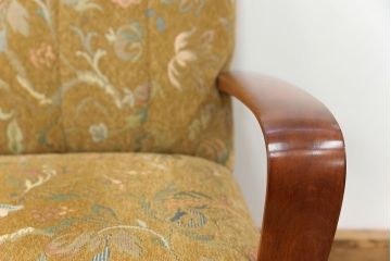 レトロ家具　昭和レトロ 1960〜70年代　かわいい一人掛けソファ(2)(椅子・アームチェア・イス)