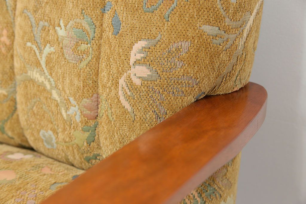 レトロ家具　昭和レトロ 1960〜70年代　かわいい一人掛けソファ(2)(椅子・アームチェア・イス)