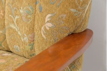 レトロ家具　昭和レトロ 1960〜70年代　かわいい一人掛けソファ(2)(椅子・アームチェア・イス)