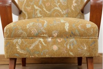 レトロ家具　昭和レトロ 1960〜70年代　かわいい一人掛けソファ(2)(椅子・アームチェア・イス)