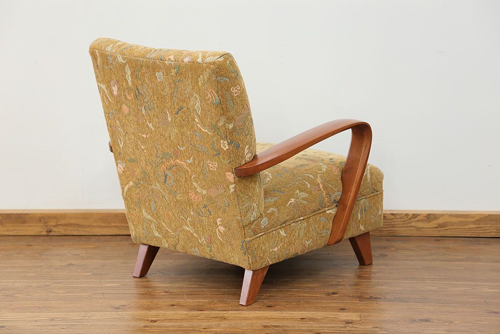 レトロ家具　昭和レトロ 1960〜70年代　かわいい一人掛けソファ(2)(椅子・アームチェア・イス)