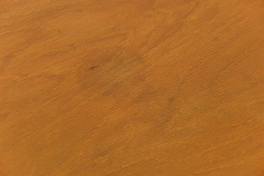 レトロ家具　昭和レトロ シンプルで使いやすいアンティーク両袖机(デスク)