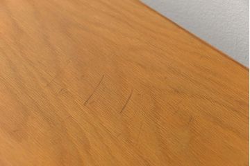 レトロ家具　昭和レトロ シンプルで使いやすいアンティーク両袖机(デスク)