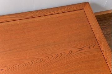 アンティーク家具　古民具・骨董 特大 総欅材 天板一枚板 最高級座卓(テーブル)