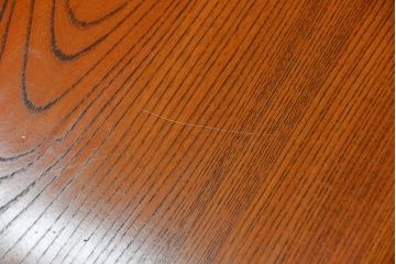 アンティーク家具　古民具・骨董 特大 総欅材 天板一枚板 最高級座卓(テーブル)