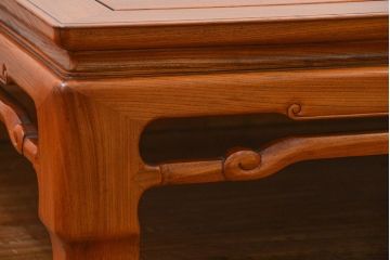 アンティーク家具　古民具・骨董 特大 総欅材 天板一枚板 最高級座卓(テーブル)