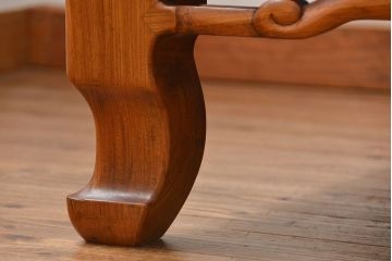 アンティーク家具　古民具・骨董 特大 総欅材 天板一枚板 最高級座卓(テーブル)