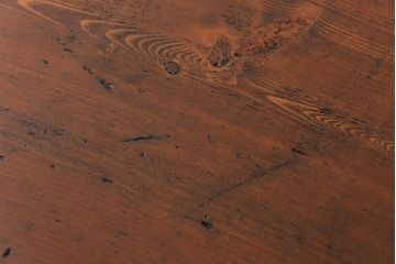 アンティーク家具　アンティークペイント　古い木の大きな作業台(テーブル、陳列台)