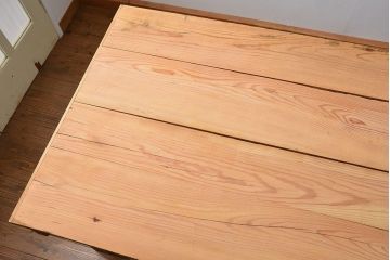 アンティーク家具　アンティークジャンクスタイル　使い込まれた無骨で重厚な作業台(テーブル)