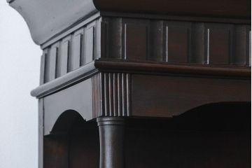 アンティーク家具 大正ロマン 希少品 バーカウンターキャビネット(収納棚、飾り棚、カップボード)