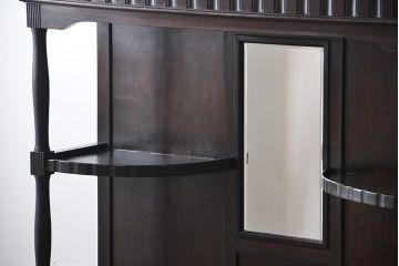 アンティーク家具 大正ロマン 希少品 バーカウンターキャビネット(収納棚、飾り棚、カップボード)