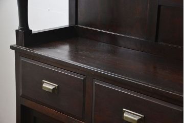 アンティーク家具 大正ロマン 希少品 バーカウンターキャビネット(収納棚、飾り棚、カップボード)
