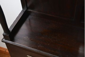アンティーク家具 大正ロマン 希少品 バーカウンターキャビネット(収納棚、飾り棚、カップボード)