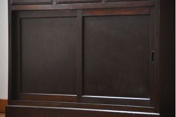 アンティーク家具 大正ロマン 希少品 バーカウンターキャビネット(収納棚、飾り棚、カップボード)