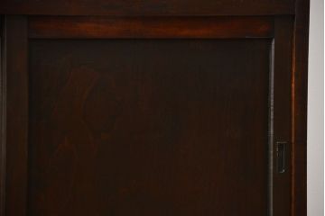 アンティーク家具 大正ロマン 希少品 バーカウンターキャビネット(収納棚、飾り棚、カップボード)