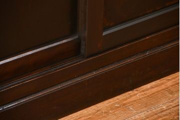 アンティーク家具 大正ロマン 希少品 バーカウンターキャビネット(収納棚、飾り棚、カップボード)