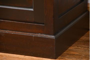 アンティーク家具 大正ロマン 希少品 バーカウンターキャビネット(収納棚、飾り棚、カップボード)