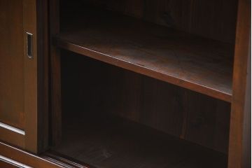 アンティーク家具 大正ロマン 希少品 バーカウンターキャビネット(収納棚、飾り棚、カップボード)