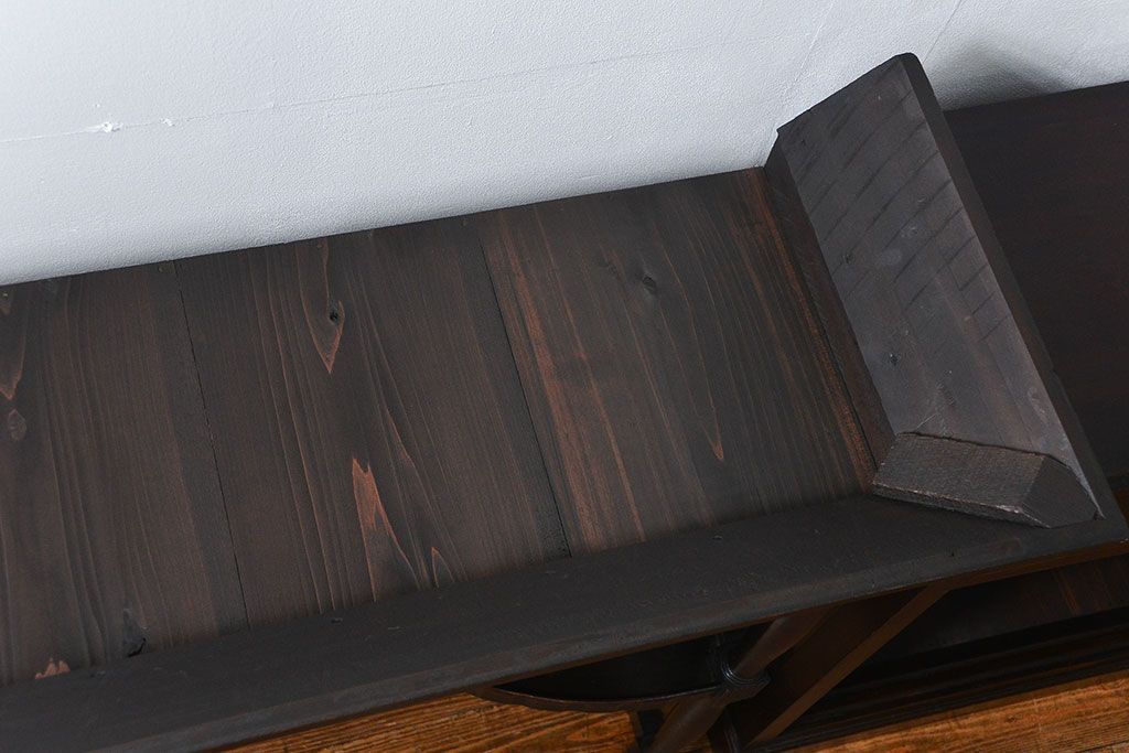 アンティーク家具 大正ロマン 希少品 バーカウンターキャビネット(収納棚、飾り棚、カップボード)