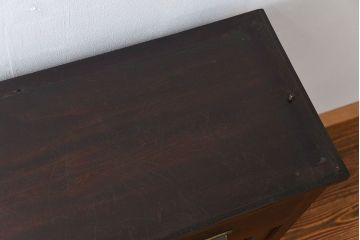 アンティーク家具 大正ロマン 希少品 バーカウンターキャビネット(収納棚、飾り棚、カップボード)