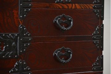 中古　伝統工芸品 岩谷堂箪笥　特大整理箪笥　定価約130万円(衣装箪笥、チェスト)