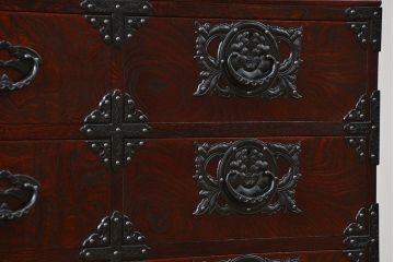 中古　伝統工芸品 岩谷堂箪笥　特大整理箪笥　定価約130万円(衣装箪笥、チェスト)