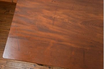 アンティーク家具　アンティーク 古い木のシンプルな作業台(テーブル、机)