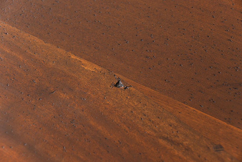 アンティーク家具　アンティーク 古い木のシンプルな作業台(テーブル、机)