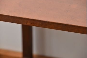 アンティーク家具　アンティーク 古い木のシンプルな作業台(テーブル、机)